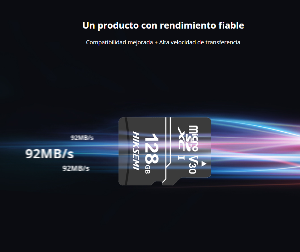 HIKSEMI NEO Memoria Micro SD 64GB V30 para cámaras de seguridad